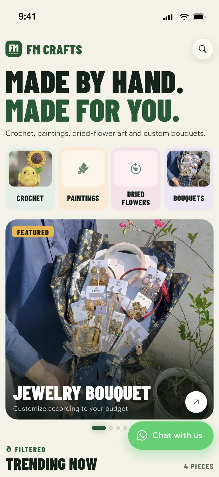 FM Crafts: Browse the handmade collection